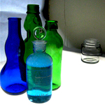 Still Life Bottles: Isolation