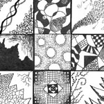 Pen and Ink Squares Collection 