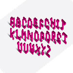 3D Type Letters
