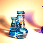 Glass Bottles: Aquamarine