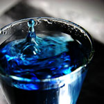 Water Droplet Blue