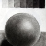 Charcoal Study: Sphere