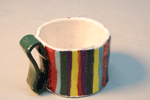 Short Striped Mug