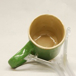 Green Wrapped Mug Side