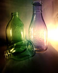 Gradient fill on glass bottles