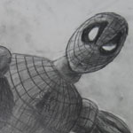 Spiderman Pencil Sketch