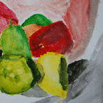 Watercolor Fruit