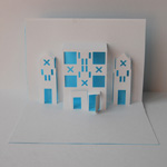X Mountain - 3D Paper Cut
