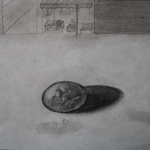 Egg (Spheres and Tonal Drawing): Blistered. Washed away. Left Forgotten.