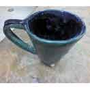 Ceramic cup side