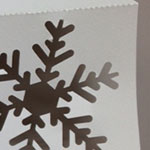 Snowflake card