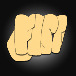 Fist Image Typography