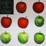 Watercolor Apple Study