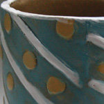 Orange Dotted Mug
