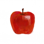 Digital drawing - apple
