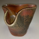 Curvy Ceramic Vessel - Wood Fired