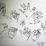 Continuous Contour Hand Drawing 