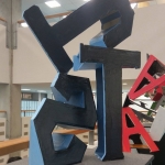 final letter sculpture