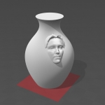 Merged Portrait Vase