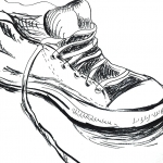 Shoe Sharpie Sketch 