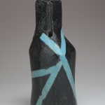 Black/Turquoise Vase