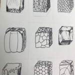 cube texture study