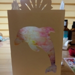 Paper-cut Lantern (dolphin side)