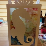 Paper-cut Lantern (seahorse side)
