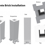 Concrete Brick Installation