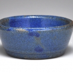 Cobalt Blue Wheel Thrown Bowl