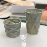 Pottery Cup x2
