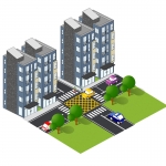 Isometric Building and Streets