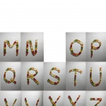 Gummy bear alphabet 
