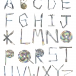 Digital Alphabet Design (Plastic-thermo technique)