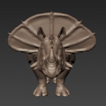 Rhino model front view