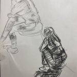 5 and 10 minute gesture drawing