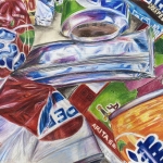 Junk food wrappers