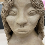 chloe chu sculpture - frontal profile