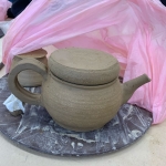 Teapot During construction