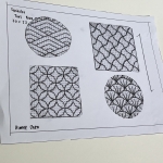 Sashiko tool bag pattern plan