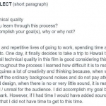 Sound Design (Process Journal)