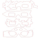 3D glasses design