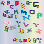 3D Type Alphabets
