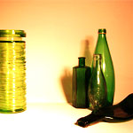 Glass Bottles: Green