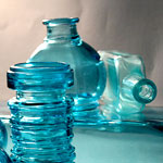 Bottles - aquamarine