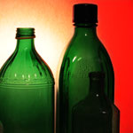 Bottles - rendered lighting