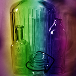 Gradient Rainbow Bottles