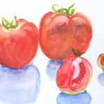 Tomato Watercolor