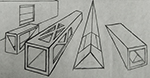 1-Point Perspective of Shapes