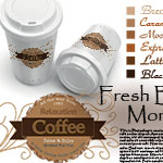 Coffee text altered